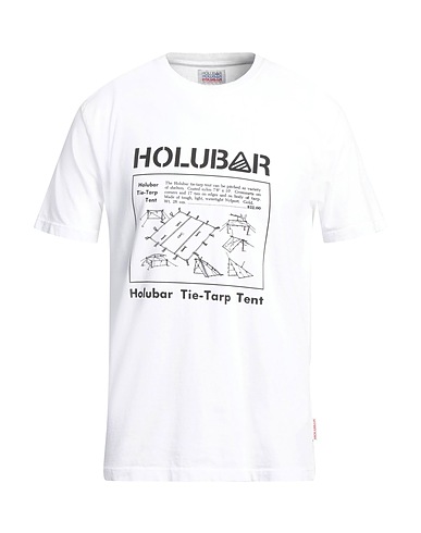 HOLUBAR T-shirt Bianco 100% Cotone