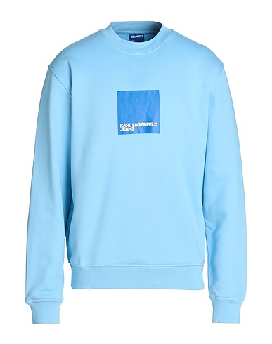KARL LAGERFELD JEANS Sweatshirt KLJ REGULAR LOGO SWEAT
 Light blue 90% Organic cotton, 10% Recycled polyester