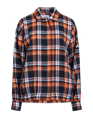 HOLUBAR Checked shirt Orange 100% Cotton