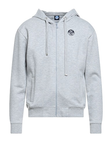 NORTH SAILS Hooded sweatshirt Light grey 80% Cotton, 20% Polyester