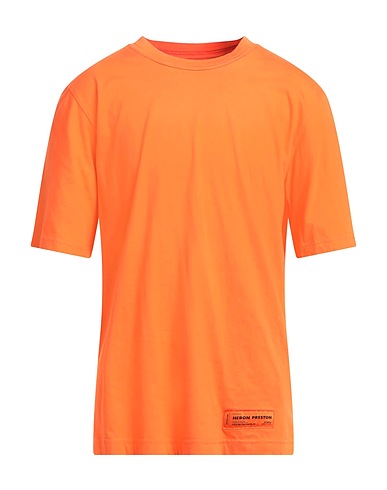 HERON PRESTON T-shirt Orange 100% Cotton, Polyester