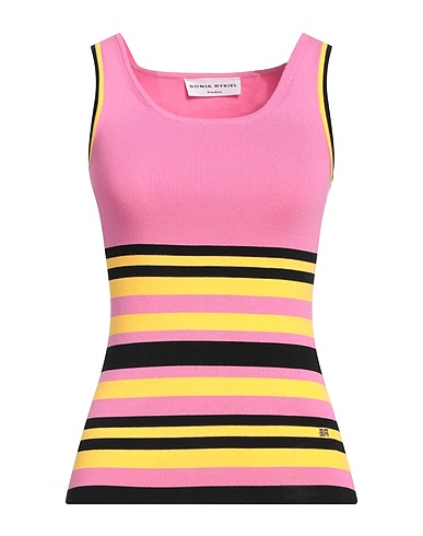 SONIA RYKIEL Top Pink 72% Cotton, 21% Polyamide, 4% Viscose, 2% Elastane, 1% Polyester
