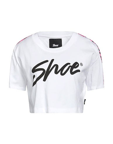 SHOE T-shirt White 100% Cotton