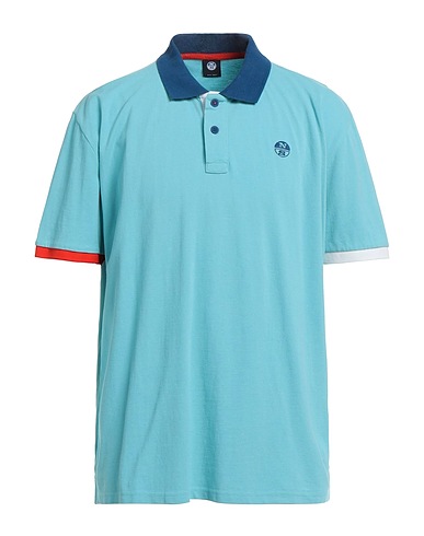NORTH SAILS Polo shirt Sky blue 100% Cotton