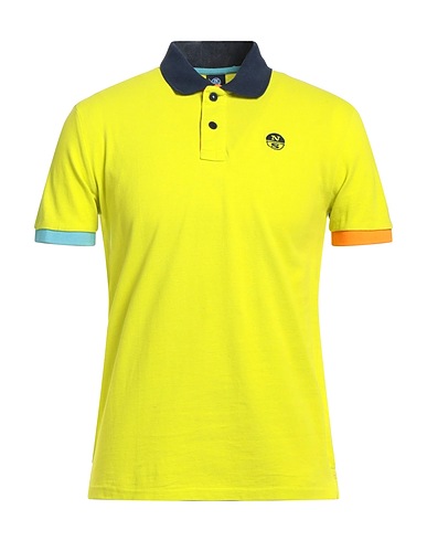 NORTH SAILS Polo shirt Lime green 100% Cotton