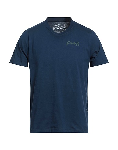 F**K PROJECT T-shirt Bleu nuit 100% Coton