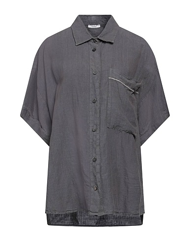 PESERICO Linen shirt Charcoal 100% Linen