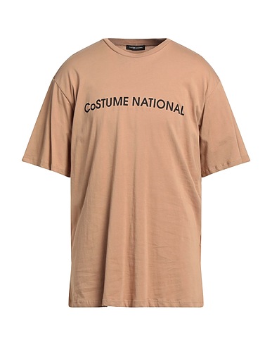 COSTUME NATIONAL T-shirt Camel 100% Cotton