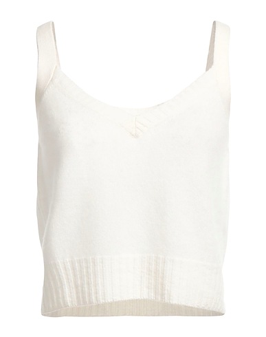 P.A.R.O.S.H. Top Off white 100% Cashmere