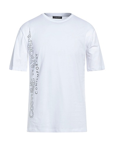 COSTUME NATIONAL T-Shirt Weiß 100% Baumwolle