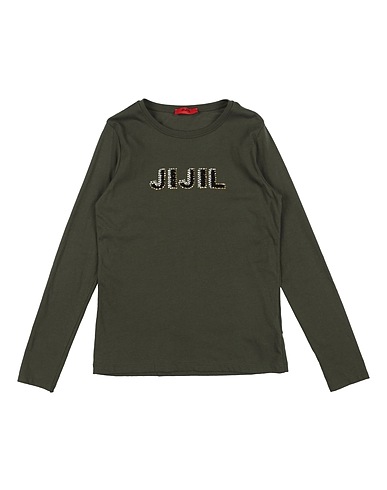 JIJIL JOLIE T-shirt Verde militare 100% Cotone