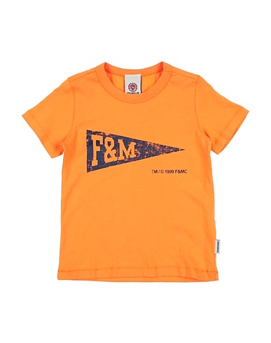 FRANKLIN & MARSHALL T-shirt Orange 100% Cotton