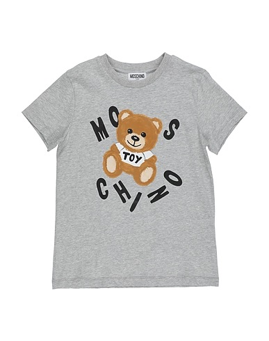 MOSCHINO TEEN T-shirt Grey 100% Cotton