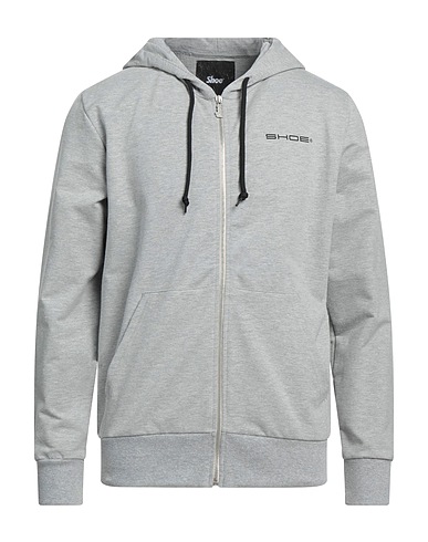 SHOE Hooded track jacket  Light grey 56% Cotton, 38% Polyester, 6% Elastane