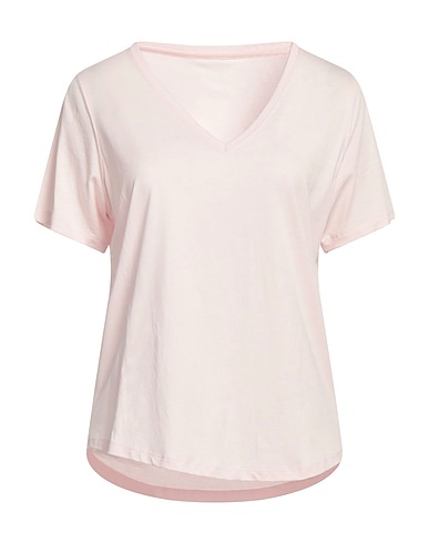 MAJESTIC FILATURES Basic T-Shirt Hellrosa 67% Lyocell, 33% Baumwolle