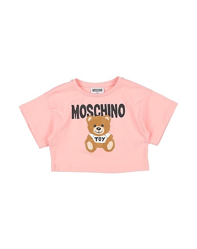 MOSCHINO KID T-shirt Pink 95% Cotton, 5% Elastane
