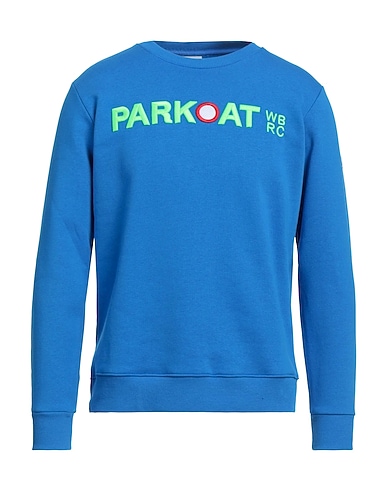 PARKOAT Hooded sweatshirt Bright blue 80% Cotton, 20% Polyester