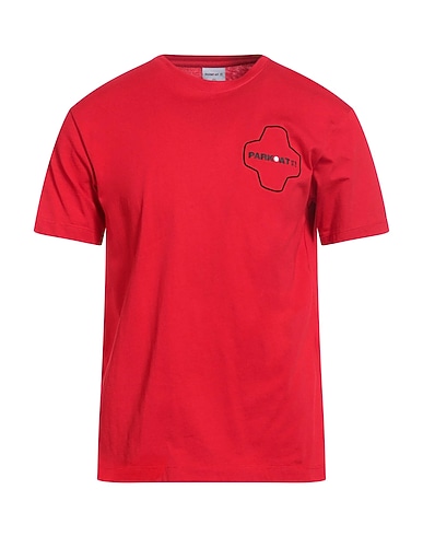 PARKOAT T-shirt Rosso 100% Cotone