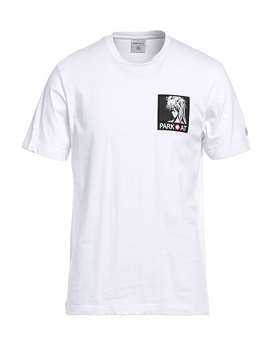 PARKOAT T-shirt Bianco 100% Cotone