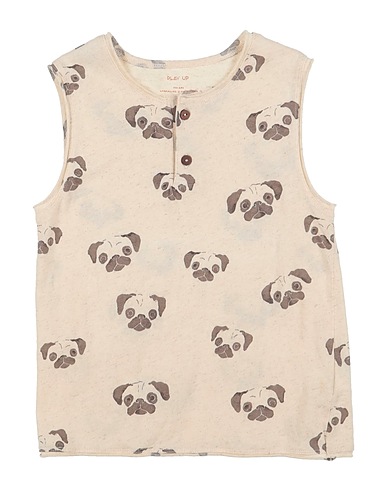 PLAY UP T-shirt Beige 85% Organic cotton, 15% Hemp