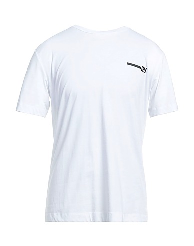 LES HOMMES T-shirt Bianco 100% Cotone