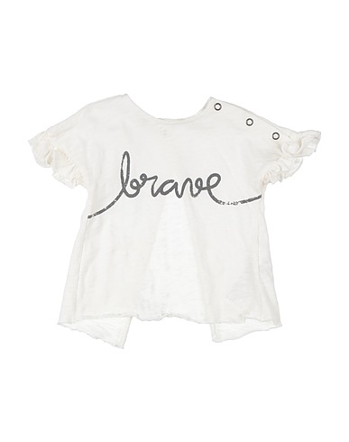 MESSAGE IN THE BOTTLE T-shirt Off white 100% Cotone