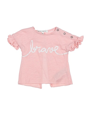 MESSAGE IN THE BOTTLE T-shirt Pink 100% Cotton
