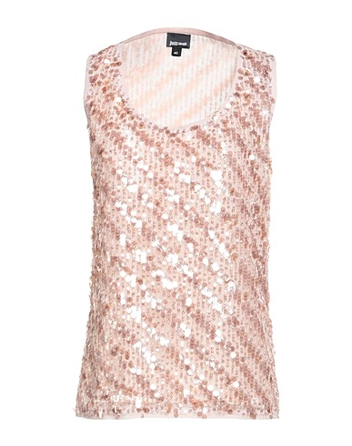 JUST CAVALLI Top Light brown 100% Polyester