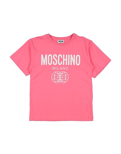 MOSCHINO TEEN T-shirt Pink 95% Cotton, 5% Elastane