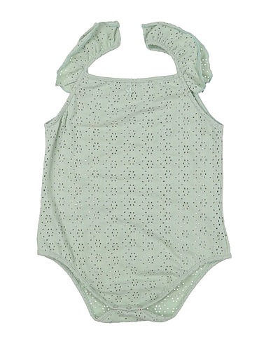 TOCOTO VINTAGE TOPWEAR Sage green 75% Cotton, 20% Polyester, 5% Elastane