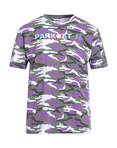 PARKOAT T-shirt Verde militare 100% Cotone