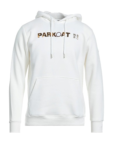 PARKOAT Hooded track jacket  White 80% Cotton, 20% Polyester