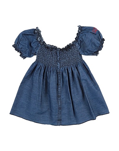 MC2 SAINT BARTH Blouse Blue 100% Cotton
