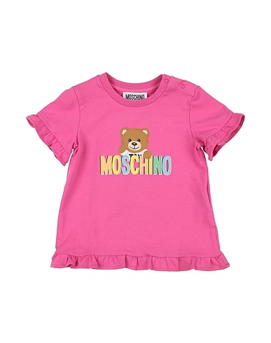 MOSCHINO BABY T-shirt Magenta 95% Cotton, 5% Elastane