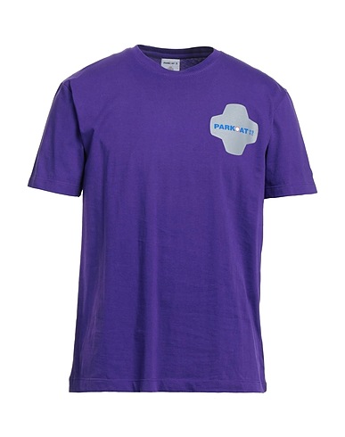 PARKOAT T-shirt Viola 100% Cotone