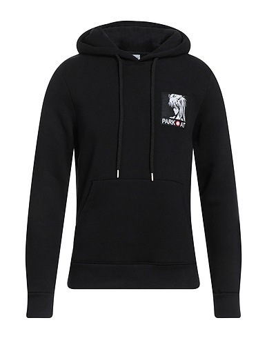 PARKOAT Hooded track jacket  Black 80% Cotton, 20% Polyester