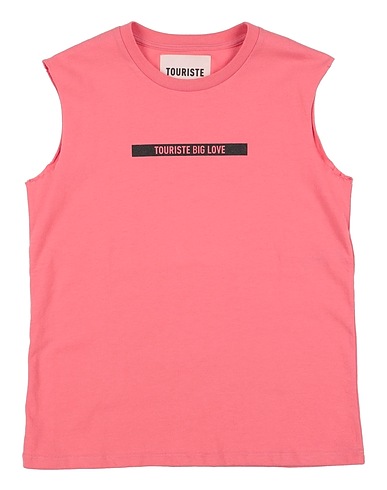 TOURISTE Canotta Rosa 100% Cotone organico