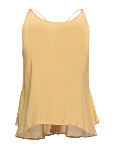 SEE U SOON Camisole Senape 100% Viscosa