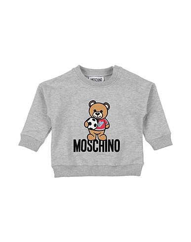 MOSCHINO BABY Sweatshirt Grey 95% Cotton, 5% Elastane