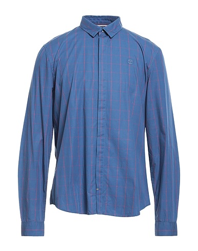 TIMBERLAND Camicia a quadri Blu navy 60% Cotone, 40% Lyocell