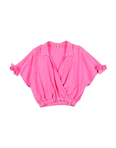 PLEASE Top Fuchsia 100% Linen
