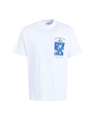 BUTTER GOODS Sportswear FUTURISTIC SOUNDS TEE White 100% Cotton