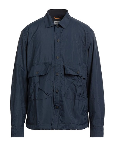 TIMBERLAND Solid colour shirt Midnight blue 100% Nylon