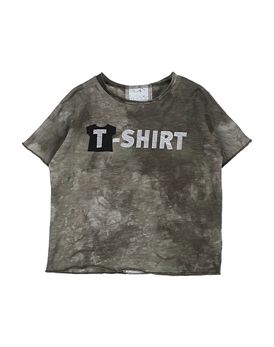FRUGOO T-shirt Military green 100% Cotton, Elastane