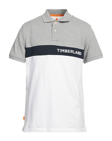 TIMBERLAND Polo shirt Grey 100% Cotton