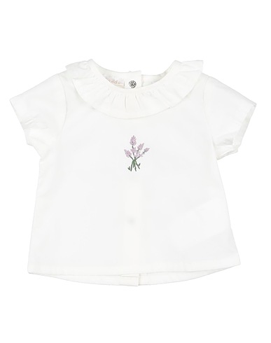 MINIBANDA by SARABANDA Top White 100% Cotton