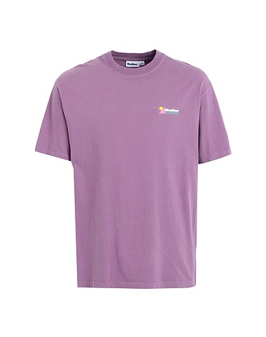 BUTTER GOODS T-shirt HEAVY WEIGHT PIGMENT DYE Mauve 100% Cotton