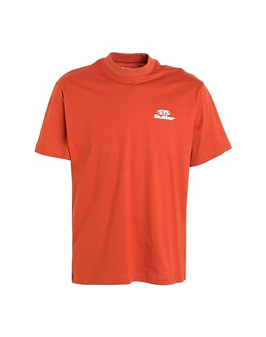 BUTTER GOODS T-shirt ORGANIC TEE Orange 100% Organic cotton