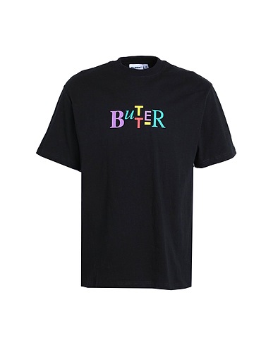 BUTTER GOODS T-shirt SCOPE TEE Nero 100% Cotone
