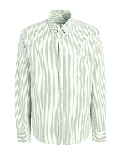 ARKET Striped shirt Green 100% Cotton